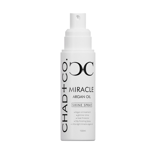 Chad + Co. Miracle Argan Oil Shine Spray bottle
